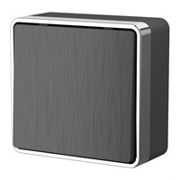 Выключатель одноклавишный проходной Gallant графит рифленый W5012004 a051338