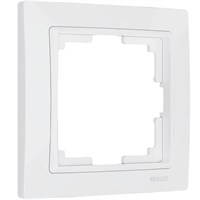Рамка из поликарбоната на 1 пост Snabb Basic белый W0012001 a051303