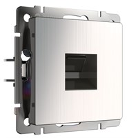 Розетка Ethernet RJ-45 (глянцевый никель) W1181002 a051079