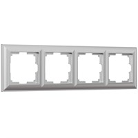 Рамка из поликарбоната на 4 поста Fiore серебряный W0042206 a051032
