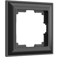 Рамка из поликарбоната на 1 пост Fiore черный W0012208 a051022