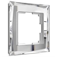 Рамка из стекла на 1 пост Diamant зеркальный W0011220 a051017