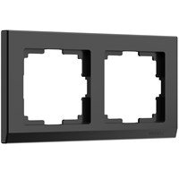 Рамка из поликарбоната на 2 поста Stark черный W0021808 a050923
