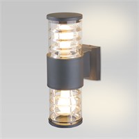 Настенный уличный светильник 1407 Techno cерый IP54 1407 Techno cерый a032621