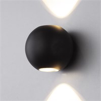 Пылевлагозащищенный светодиодный светильник Diver черный IP54 1566 Techno LED черный a038539