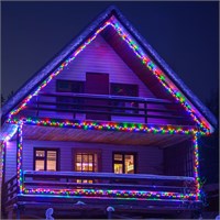 Новогодняя гирлянда нить мульти с эффектом мерцания 20м IP65 400-102 мульти с эффектом мерцания a044079