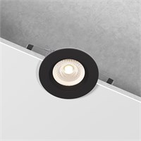Светильник встраиваемый City GU10 черный IP44 25060/01 a070141