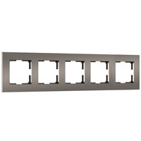 Рамка на 5 постов Slab (бронза софт) W0052963 a067788
