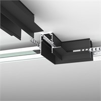 Slim Magnetic Коннектор угловой для встраиваемого шинопровода под ГКЛ 9,5мм (черный) 85214/00 85214/00 a067508