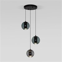 Подвесной светильник 50258/3 LED дымчатый/бирюзовый a064555
