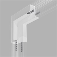 Коннектор угловой внутренний для встраиваемого шинопровода Slim Magnetic белый 85093/00 a061240