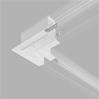 Коннектор угловой для встраиваемого шинопровода Slim Magnetic белый 85092/00 a061239