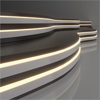 Светодиодный гибкий неон 24 В 10 Вт/м 120 Led/м 2835 IP65, теплый белый 3300K, 5м 24V 10W 120Led 2835 IP65 a056258