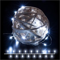 Гирлянда нить &quot;Роса&quot; белый на батарейках 3м IP20 400-006 белый 3м IP20 a056045