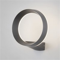 Уличный настенный светодиодный светильник Ring IP54 1710 TECHNO LED серый a054932