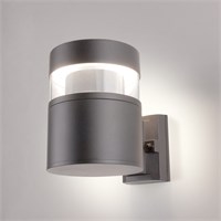 Уличный настенный светодиодный светильник Серый 1530 TECHNO LED серый a052247