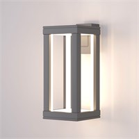 Уличный настенный светодиодный светильник Frame LED IP54 1527 TECHNO LED серый a051856