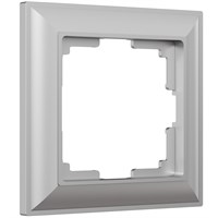 Рамка из поликарбоната на 1 пост Fiore серебряный W0012206 a051030
