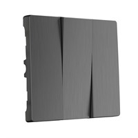 Набор клавиш для выключателя трехклавишного (графит рифленый) W1139004 a050742