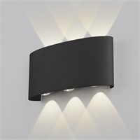 Пылевлагозащищенный светодиодный светильник Twinky Trio чёрный IP54 1551 Techno LED чёрный a049671