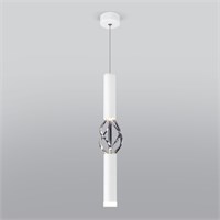 Подвесной светодиодный светильник 50191/1 LED белый/хром a049108
