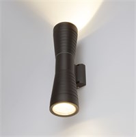 Настенный светодиодный светильник Tube double черный IP54 1502 TECHNO LED a044301