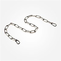 Цепь с карабинами 1 м черный с золотом 10304 черный с золотом 00000074401