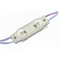 Светодиодный модуль FF2 с линзой SMD 3030/2LED 50х17х11мм max 1W 155 Lm IP65 175° 204523