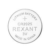 Батарейка литиевая CR2025 3В блистер 5 шт. REXANT 39-1107