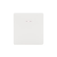 Выключатель ROUND 1 кл перекрестный (переключатель) с подсветкой 10А с/у перламутр KRANZ KR-78-0718-1