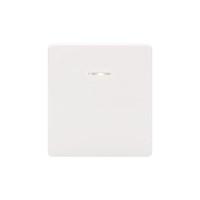 Выключатель ROUND 1 кл проходной (переключатель) с подсветкой 10А с/у перламутр KRANZ KR-78-0716-1