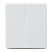 Выключатель ROUND 2 кл перекрестный (переключатель) 10А с/у перламутр KRANZ KR-78-0733-1