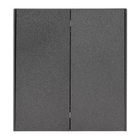 Выключатель STRONG 2 кл перекрестный (переключатель) 10А с/у графит KRANZ KR-78-0733-6