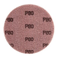 Диск шлифовальный на сетчатой основе 125 мм, Р80, 5 шт Kranz KR-90-0041