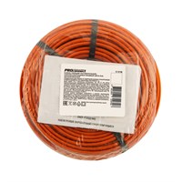 Кабель греющий (нагревательный) саморегулирующийся пищевой SRP10-2CR, экранированный, 10Вт/м, 0,5мм2/100м, бухта 50м PROconnect 51-0198