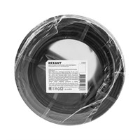 Кабель греющий (нагревательный) саморегулирующийся с УФ-защитой SRL40-2CR UV, экранированный, 40Вт/м, 1,0мм2/45м, бухта 100м REXANT 51-0237