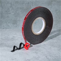 Лента клейкая двухсторонняя черная, на VHB акриловой основе, 6 мм х 5 м REXANT 09-6045