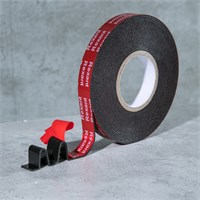 Лента клейкая двухсторонняя черная, на VHB акриловой основе, 12 мм х 5 м REXANT 09-6047