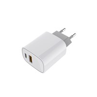 Сетевое зарядное устройство с двумя портами USB-A + USB-C, 20Вт REXANT 18-2207
