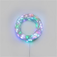 Умная гирлянда Роса с крупными каплями 20м 200 LED RGB IP20 прозрачный провод USB NEON-NIGHT 245-020