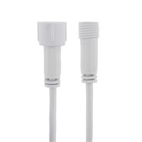 Удлинитель (шнур) для подключения уличных гирлянд 1м белый ПВХ NEON-NIGHT 315-420