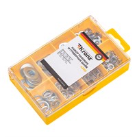 Набор плоских и гроверных шайб (200 шт/уп) KRANZ KR-01-3101-21