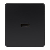 Розетка ROUND HDMI с/у оникс KRANZ KR-78-0730-3