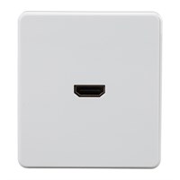 Розетка ROUND HDMI с/у перламутр KRANZ KR-78-0730-1