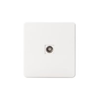 Розетка ROUND TV с/у перламутр KRANZ KR-78-0723-1