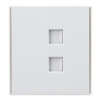 Розетка STRONG компьютерная двойная RJ45+RJ45 кат6 с/у жемчуг KRANZ KR-78-0725-4