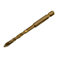 Сверло по стеклу и керамике, сухое сверление, 6мм, шестигранный хвостовик KRANZ KR-91-0766