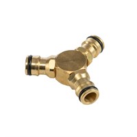 Тройник Y для быстросъемного соединения, латунный Профи ЧЕТЫРЕ СЕЗОНА 62-0281-3-F