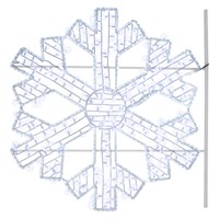 Фигура световая Снежинка 125х120 см, 200 LED, IP65, цвет свечения белый NEON-NIGHT 501-359