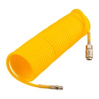 Шланг спиральный для компрессора, с быстросъемным соединением, 10м KRANZ KR-16-1172